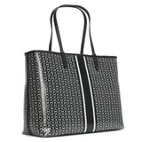 Tory Burch 33801 Gemini Link Large Tote Black Stripe