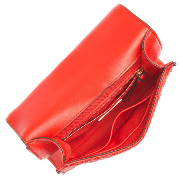 Tory Burch 43834 Fleming Small Convertible Shoulder Bag Brilian Red