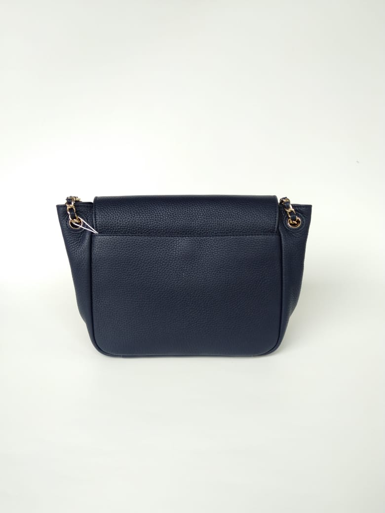 Tory Burch 46176  Bombe Small Flap Shoulder Bag Navy
