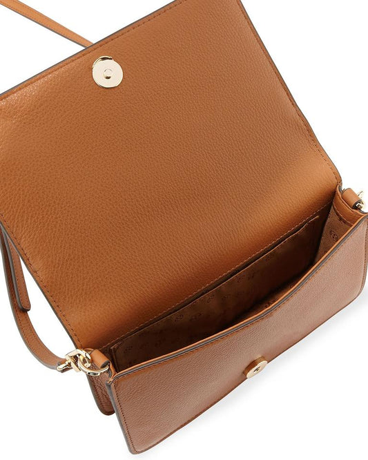 Tory Burch 48309 Bombe-t Bark Leather Cross Body Bag