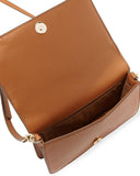 Tory Burch 48309 Bombe-t Bark Leather Cross Body Bag