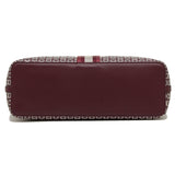 Tory Burch 53304 Gemini Link Small Tote Royal Burgundy
