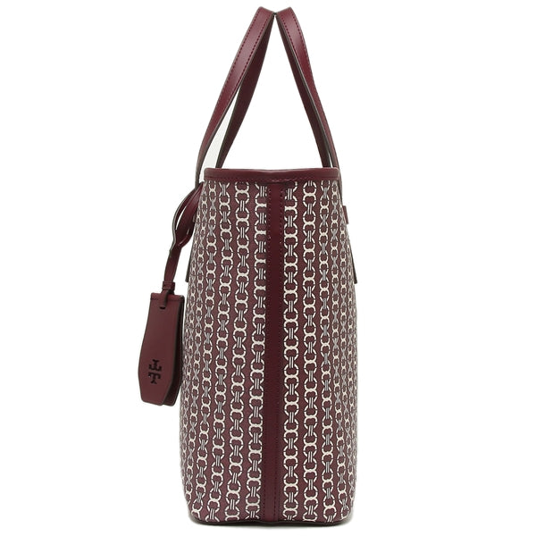 Tory Burch 53304 Gemini Link Small Tote Royal Burgundy