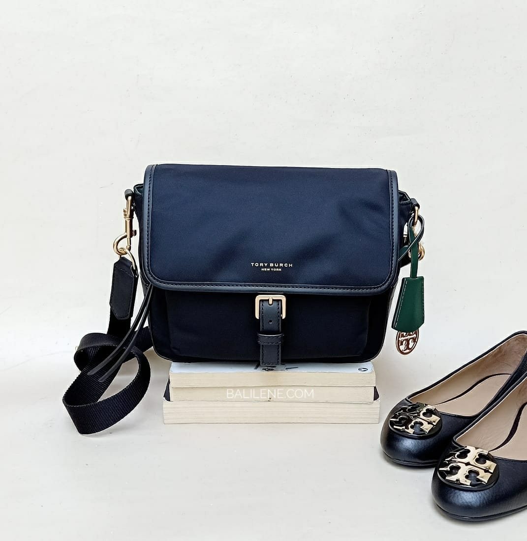 Tory Burch 58044 Perry Nylon Crossbody Black