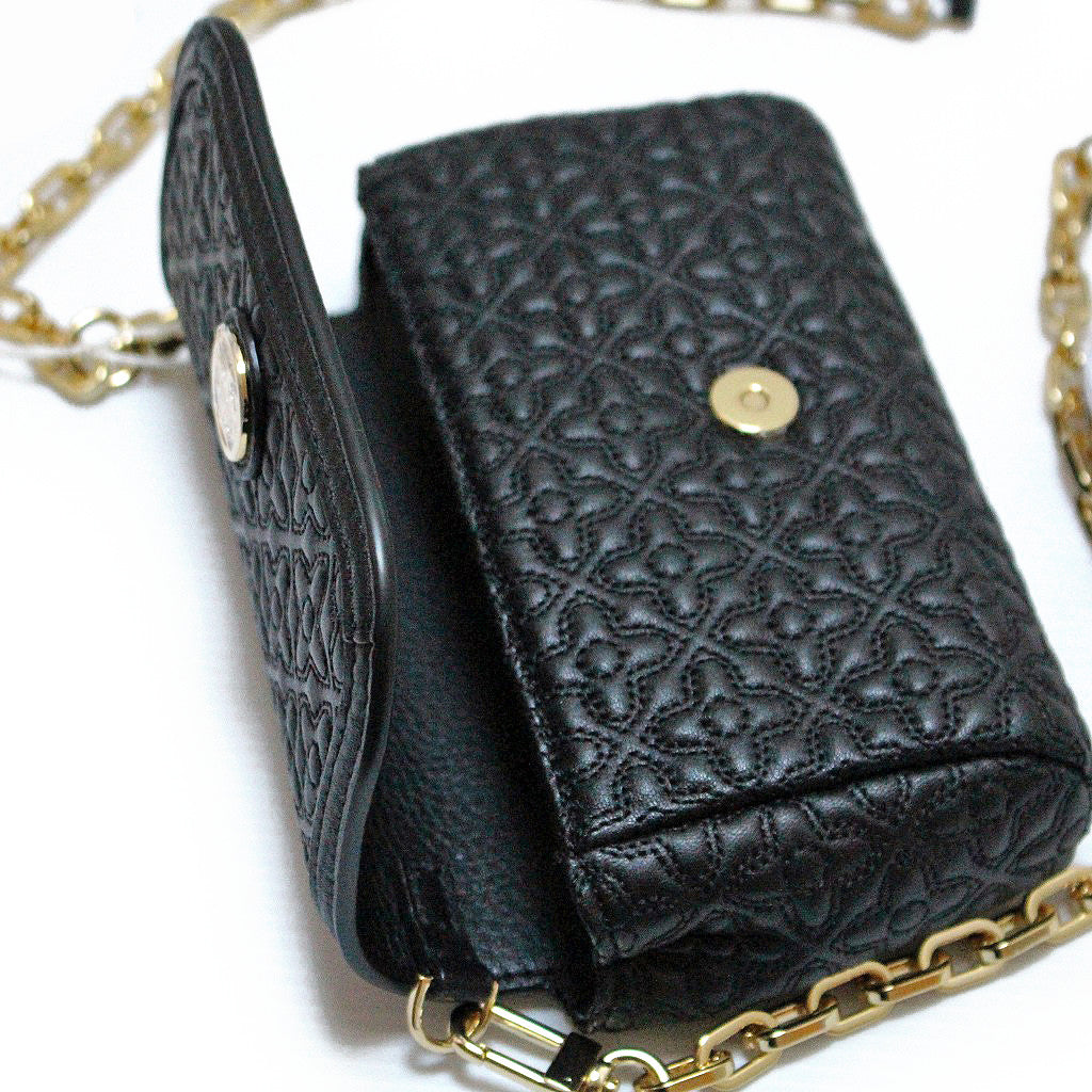 Tory Burch 34029 Bryant Quilted Small Crossbody Black
