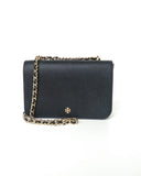 Tory Burch 52973 Emerson Adjustable Chain Shoulder Bag Black