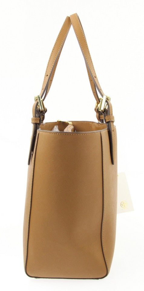 Tory Burch 49127 Emerson Small Buckle Tote Tiger Eye