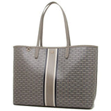 Tory Burch Gemini Tote French Gray Link Stripe