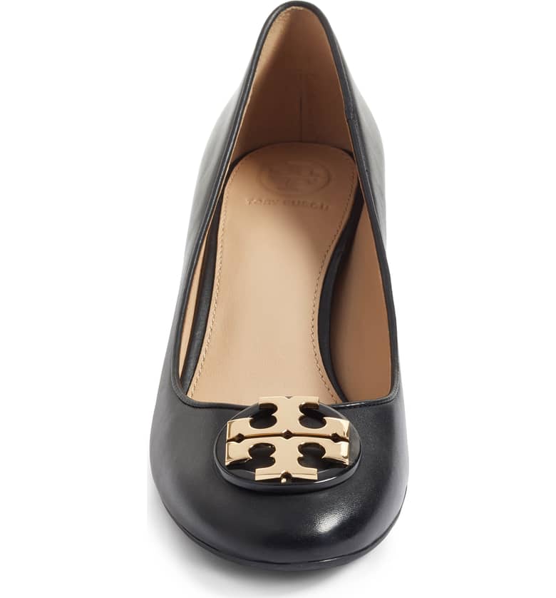Tory Burch 50943 Janey 85mm Pump/Calf Leather Perfect Black