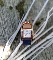 Tory Burch Tbw7500 Thayer Navy Gold Watch