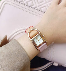 Tory Burch Tbw7502 Thayer Watch Leather Pink