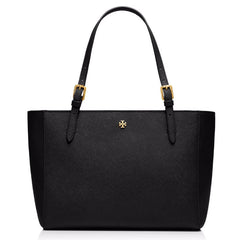 Tory Burch Black Leather Large York Buckle Tote Tory Burch