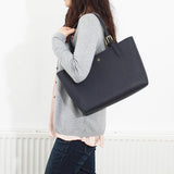 Tory Burch York Small Buckle Tote Black