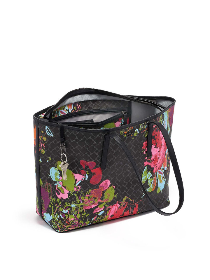 Tumi 125071-8136 Everyday Tote Black Collage Floral