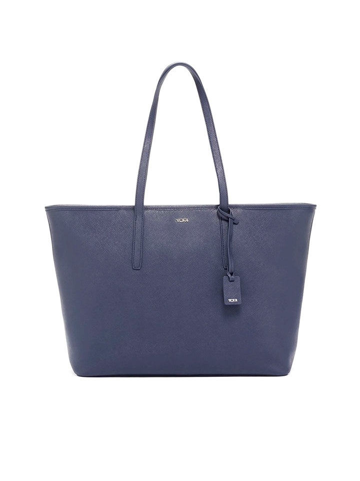 Tumi 130465-1596 Everyday Large Cow Leather Tote Bag Navy Blue