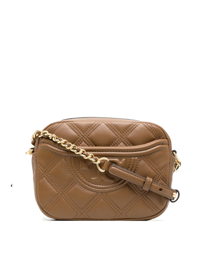 Tory Burch 62091 Fleming Soft Camera Bag Moose