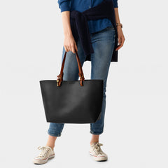 Rachel Tote Smooth Leather Black