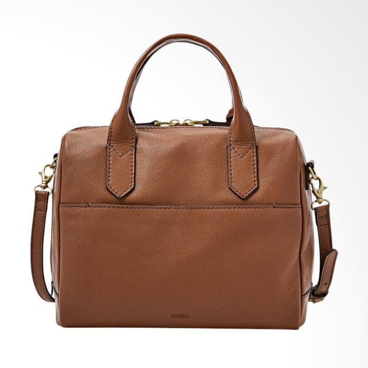 Fossil Zb7268210 Fiona Satchel Medium Brown