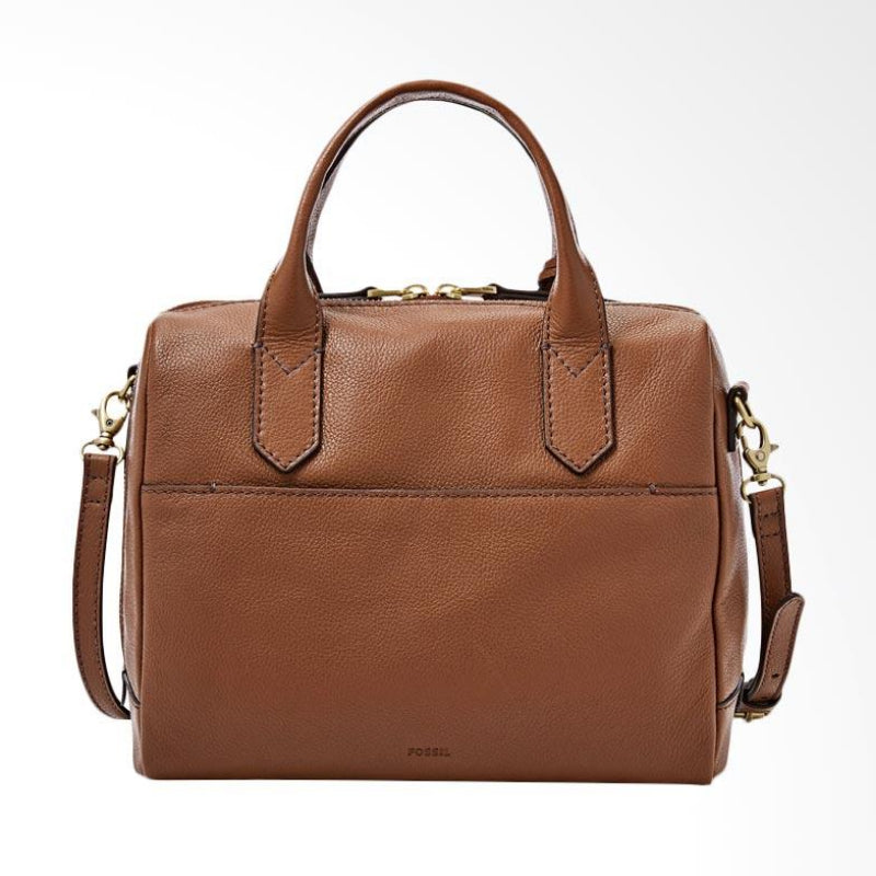 Fossil Zb7268210 Fiona Satchel Medium Brown Balilene