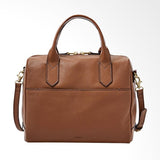 Fossil Zb7268210 Fiona Satchel Medium Brown