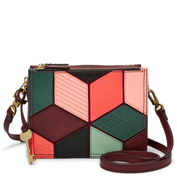 Fossil Zb7402998 Campbell Crossbody Patchwork