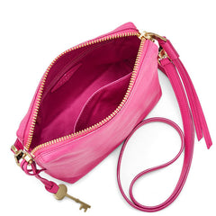 Fossil Zb7229694 Maya Crossbody Handbag Hot Pink