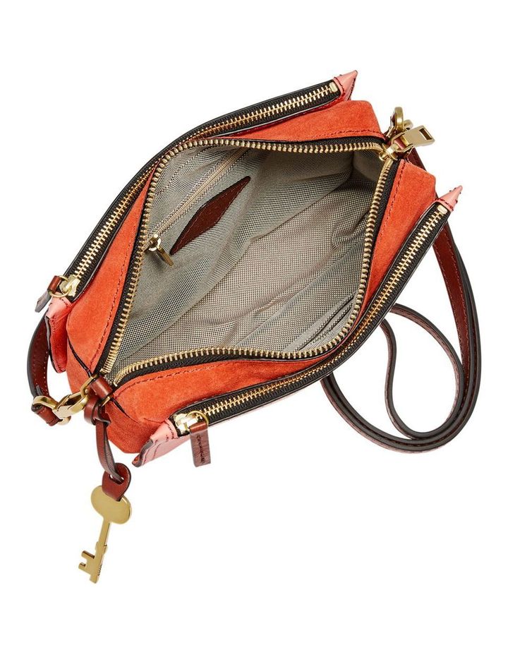 Fossil Zb7596836 Campbell Crossbody Persimmon