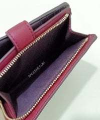 Coach F25937 Corner Signature Debossed Cherry