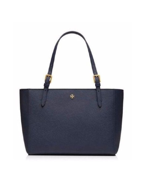 Tory Burch 49127 Emerson Small Buckle Tote Royal Navy
