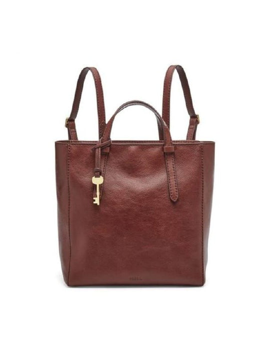 Fossil Zb7667227 Camilla Small Leather Backpack Henna