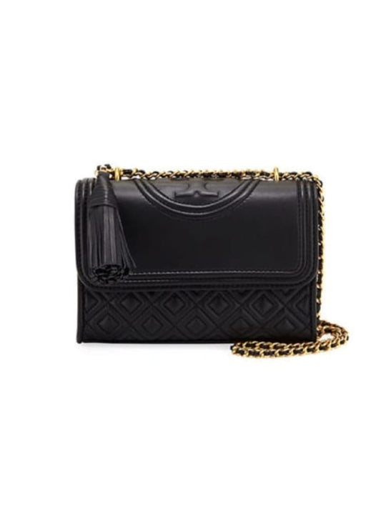 Tory Burch 43834 Fleming Small Shoulder Bag Black