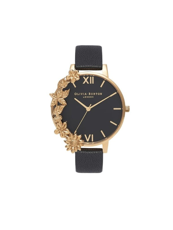 Olivia Burton OB16CB07 Black Dial and Gold