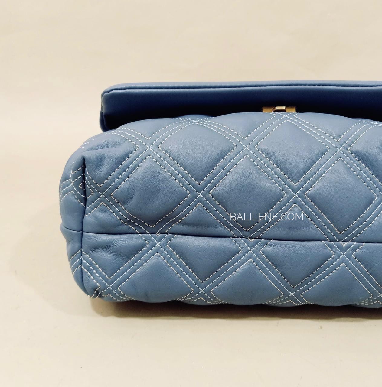 Tory Burch 64421 Fleming Soft Medium Convertible Shoulder Bluewood