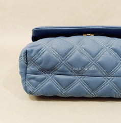 Tory Burch 64421 Fleming Soft Medium Convertible Shoulder Bluewood