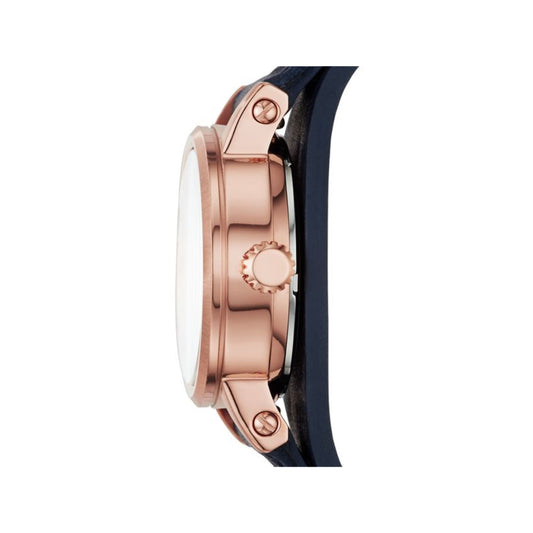 Fossil ES3909 Original Small Boyfriend Navy Leather Watch