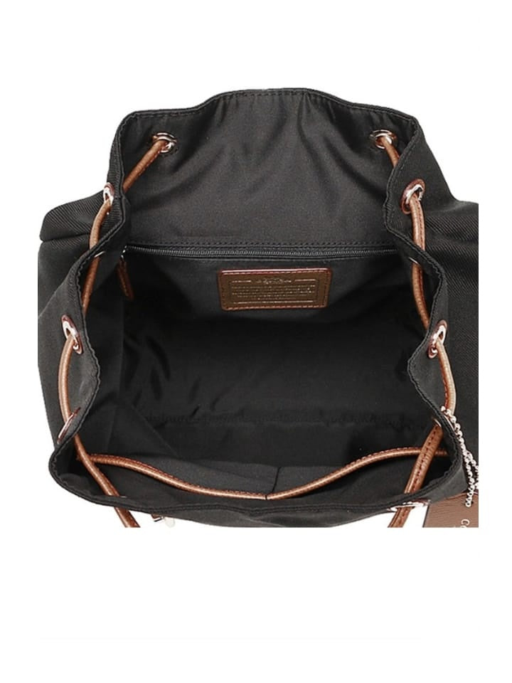 Coach f37240 Sawyer Backpack In Canvas Black
