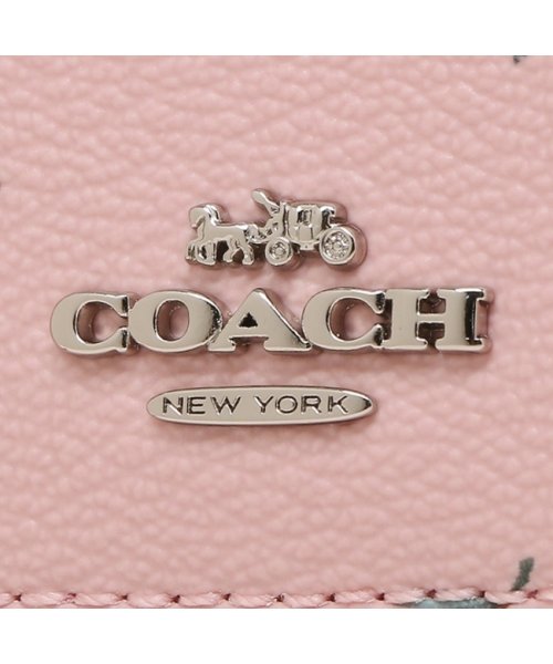 coach 2924 small trifold wallet blossom multi