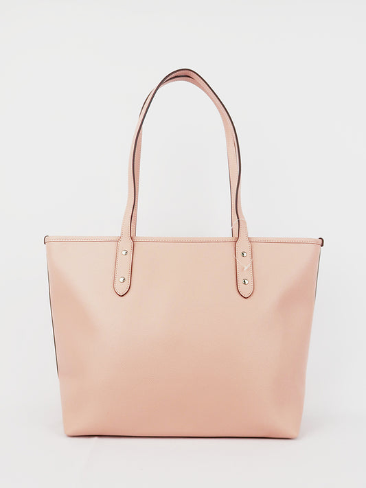 coach f58846 city zip-tote petal balilene belakang