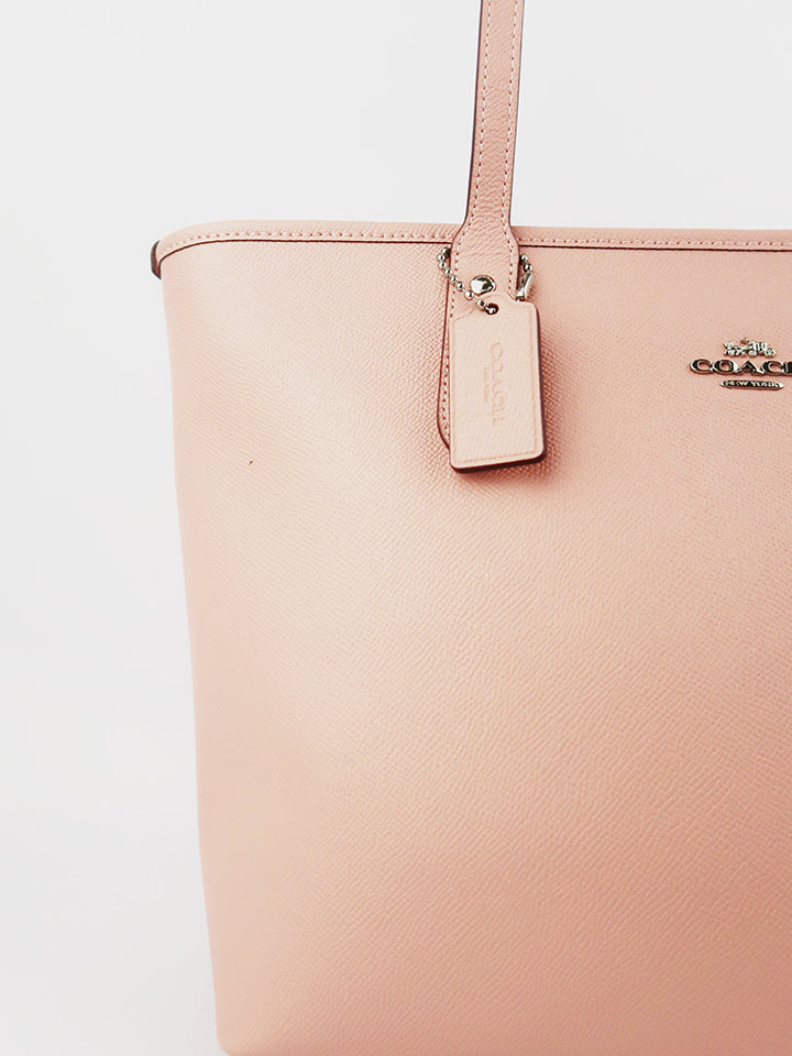 coach f58846 city zip-tote petal balilene depan1