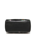 Coach F25856 Mini Bennett Satchel  With Cross Stitch Floral Print Silver / Black Multi