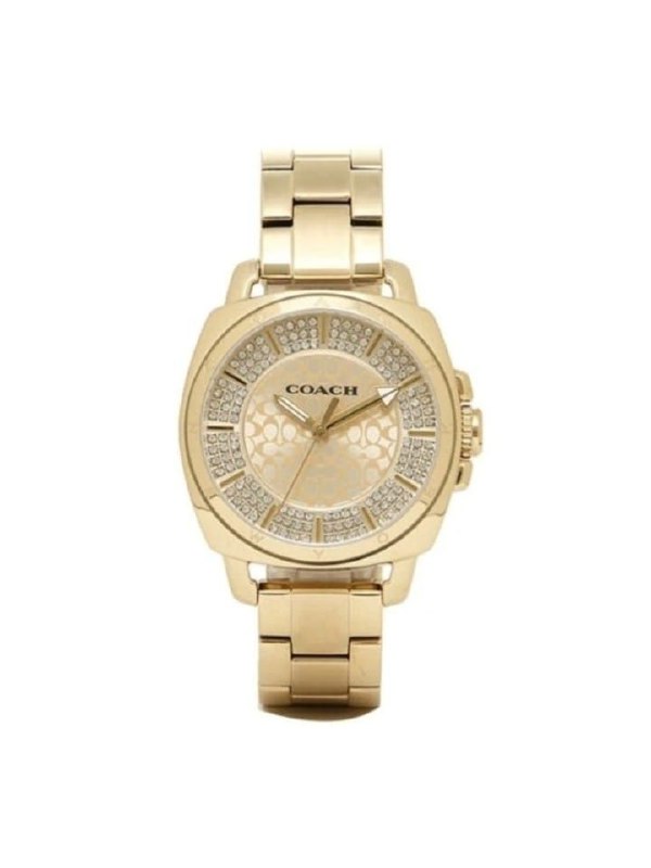 格安最安値COACH 14501994 BOYFRIEND ボーイフレンド ゴールド 腕時計