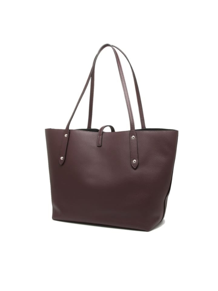 Coach F58849 Market Tote Pabbled Leather Oxblood
