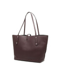 Coach F58849 Market Tote Pabbled Leather Oxblood