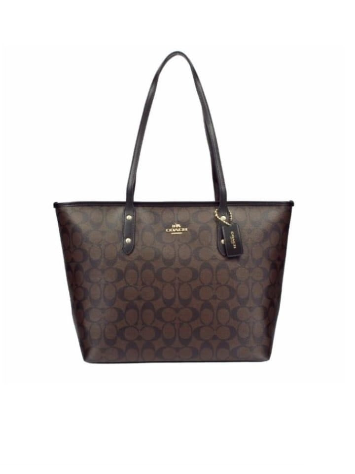 Coach sig city zip tote f58292 new arrivals