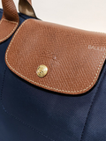 detail-logo-Longchamp-Le-Pliage-Original-Small-Shoulder-Bag-Navy