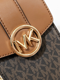 detail-logo-Michael-Kors-35S2GNMC5B-Carmen-Small-Logo-Smartphone-Crossbody-Bag-Brown