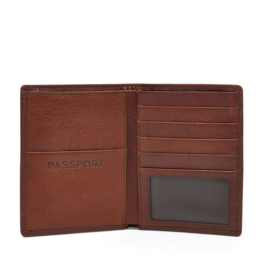 jam-Mlg0083201-Fossil Estate Passport Case Dark Brown-Balilene