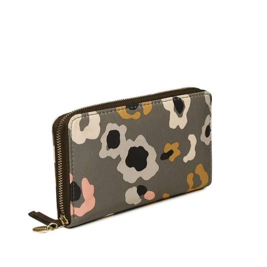 jam-SL4521020-Fossil Wallet Keyper Zip Multifunction Grey-Balilene