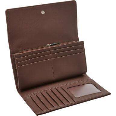 jam-Sl6676206-Fossil Dawson Flap Clutch Espresso-Balilene