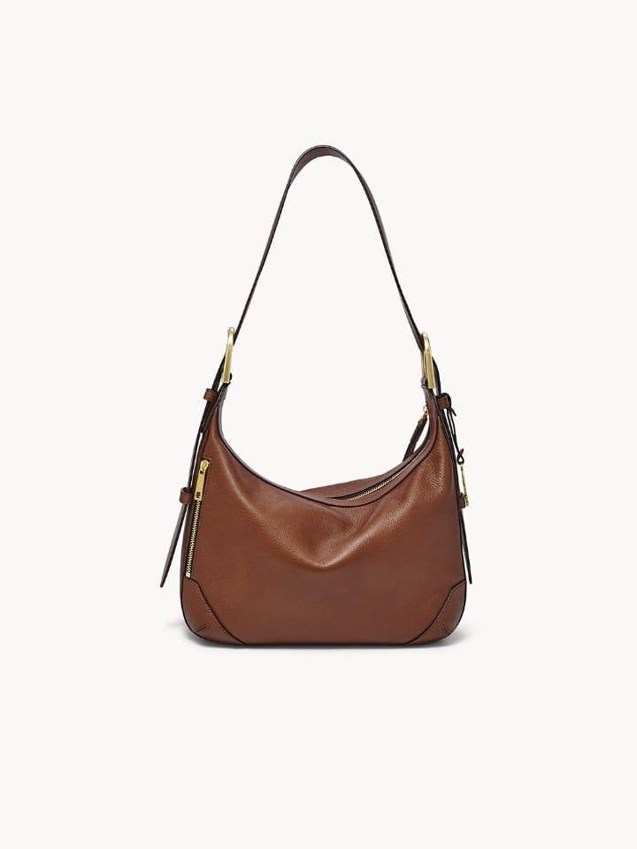 Fossil Zb7888200 Hannah Hobo Brown